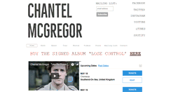 Desktop Screenshot of chantelmcgregor.com