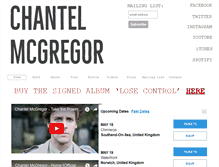Tablet Screenshot of chantelmcgregor.com